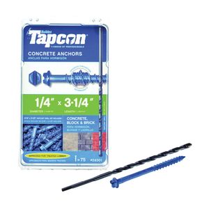 Tapcon 1/4 in. x 3-1/4 in. HWH Concrete Anchorimage