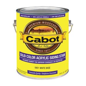 Cabot 1 gal. Solid Acrylic Extra White Base Stainimage