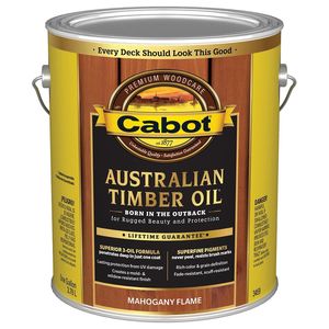 Cabot 1 gal. Australian Timber Oil Mahogany Flameimage