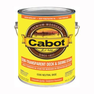 Cabot 1 gal. Neutral Semi-Transparent Exterior Wood Stainimage