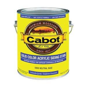 Cabot 1 gal. Solid Acrylic Extra Neutral Base Stainimage