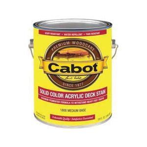 Cabot 1 gal. Solid Acrylic Exterior Medium Base Stainimage