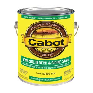 Cabot 1 gal. Exterior Neutral Base Semi-Solid Oil Stainimage