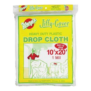 Warps 10 ft. x 20 ft. 1 mil Plastic Drop Clothimage