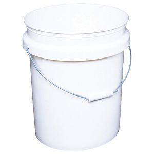 Leaktite 5 gal. 70 mil White Pail with Metal Handleimage