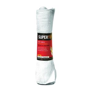 Trimaco 14 in. x 17 in. White Terry Towels, 6-Pieceimage