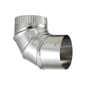 Lambro 4 in. Adjustable Aluminum Duct Elbowimage