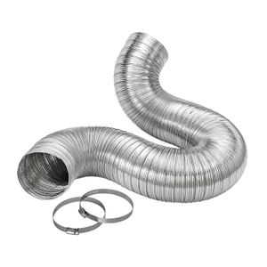 Lambro 4 in. x 8 ft. Aluminum Semi-Rigid Transition Duct Kitimage