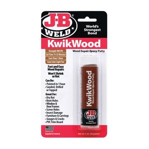 J-B Weld 1 oz. KwikWood Wood Repair Epoxy Putty Stickimage