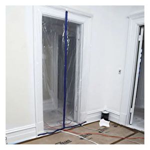 E-Z Up 3 ft. x 7 ft. Magnetic Dust Containment Door Kitimage