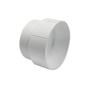 Ipex 4 in. DWV Hub x Male Iron Pipe Adapterimage