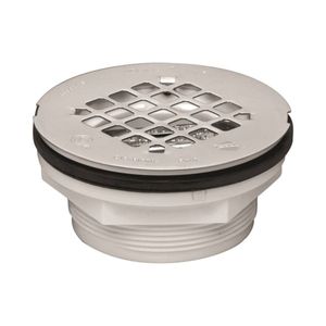 Oatey 2 in. White PVC Shower Drainimage