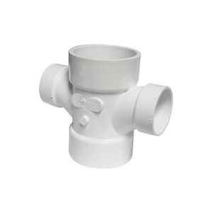 Ipex 3 in. x 2 in. DWV Double Sanitary Pipe Teeimage