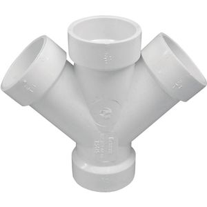 Ipex 3 in. DWV Double Hub Pipe Wyeimage