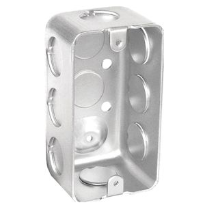 Southwire 4 in. x 2 in. x 1-7/8 in. Galvanized Steel Handy Boximage