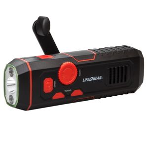 Dorcy Stormproof Crank Radio Flashlight with Power Bankimage