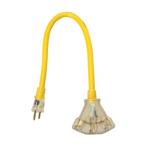 Woods 2 ft. 12/3 Power Block Extension Cordimage
