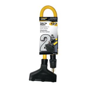 PowerZone 2 ft. 12/3 3-Outlet Extension Cordimage