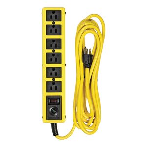 Yellow Jacket 15 ft. 6-Outlet 1050 Joule Surge Protector Power Stripimage