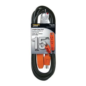 PowerZone 15 ft. 3-Outlet Workshop Extension Cordimage