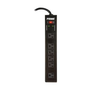 PowerZone 15 ft. 6-Outlet Metal Surge Protector Power Stripimage