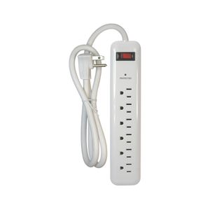 PowerZone 8 ft. 6-Outlet 1,000 Joule Surge Protector Power Stripimage
