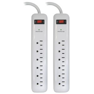 PowerZone 6-Outlet 400 Joule 1-1/2 ft. Surge Protectorimage