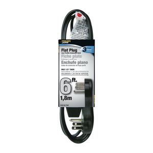 PowerZone 6 ft. 3-Outlet Flat Plug Extension Cordimage