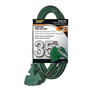 PowerZone 35 ft. 16/3 SJTW 3-Outlet Triple-Tap Extension Cordimage
