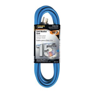 PowerZone 15 ft. 16/3 Cold Weather Outdoor Extension Cordimage