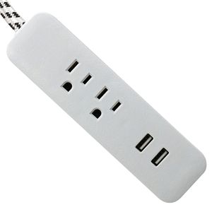 PowerZone 6 ft. 2-Outlet 2-Port USB Extension Cordimage