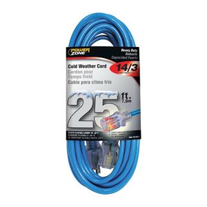 PowerZone 25 ft. 14/3 Cold Weather Outdoor Extension Cordimage