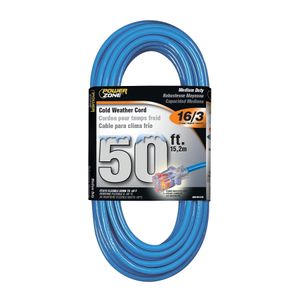 PowerZone 50 ft. 16/3 Cold Weather Outdoor Extension Cordimage