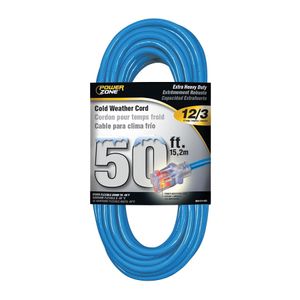 PowerZone 50 ft. 12/3 Outdoor Cold Weather Extension Cordimage