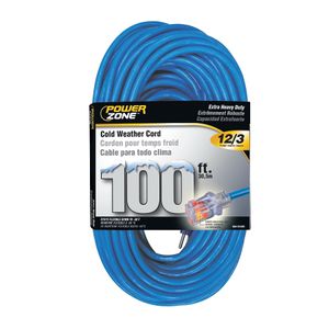 PowerZone 100 ft. 12/3 Outdoor Cold Weather Extension Cordimage