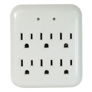 PowerZone 6-Outlet Surge Protector Tapimage