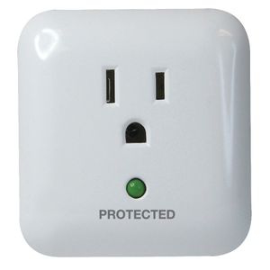 Powerzone 1-Outlet 900 Joule Surge Protector Tapimage