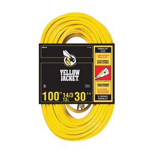 Yellow Jacket 100 ft. 14/3 Lighted Extension Cordimage