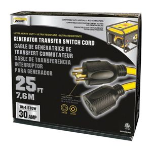 Powerzone 25 ft. 30 Amp 10/4 Generator Cordimage
