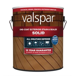 Valspar 1 gal. Solid White Base Stain and Sealerimage