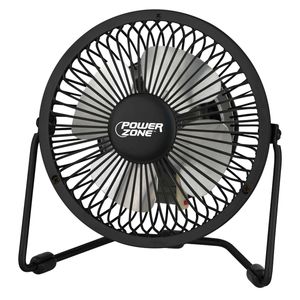 PowerZone 4 in. 1-Speed Black Mini Fanimage
