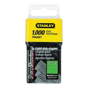 Stanley 1/4 in. Light Duty Staples, 1,000-Packimage