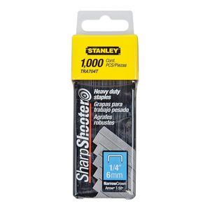Stanley 1/4 in. Heavy Duty Staples, 1,000-Packimage