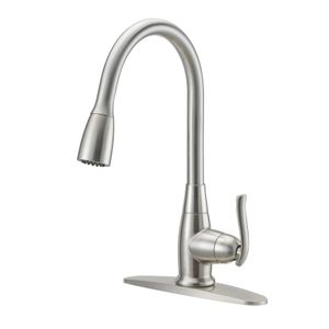 Boston Harbor Stainless Steel Pull-Down Kitchen Faucetimage