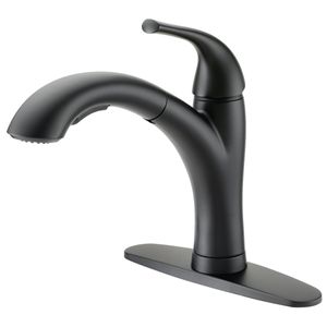 Boston Harbor Matte Black Pull-Out Kitchen Faucetimage