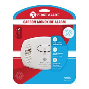 First Alert 9V DC Electrochemical Carbon Monoxide Detectorimage