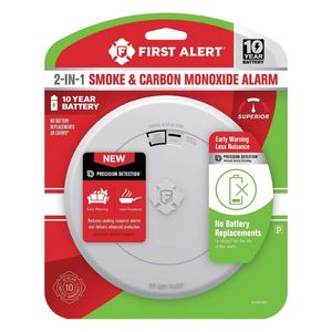 First Alert Smoke and Carbon Monoxide Alarm with Slim Profile Designimage