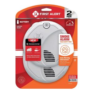 First Alert Battery-Operated Wireless Interconnect Smoke Alarmimage