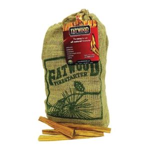 Fatwood 8 lb. Burlap Bag Fire Starterimage