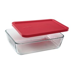 Pyrex 6-Cup Rectangular Glass Storage Bowlimage